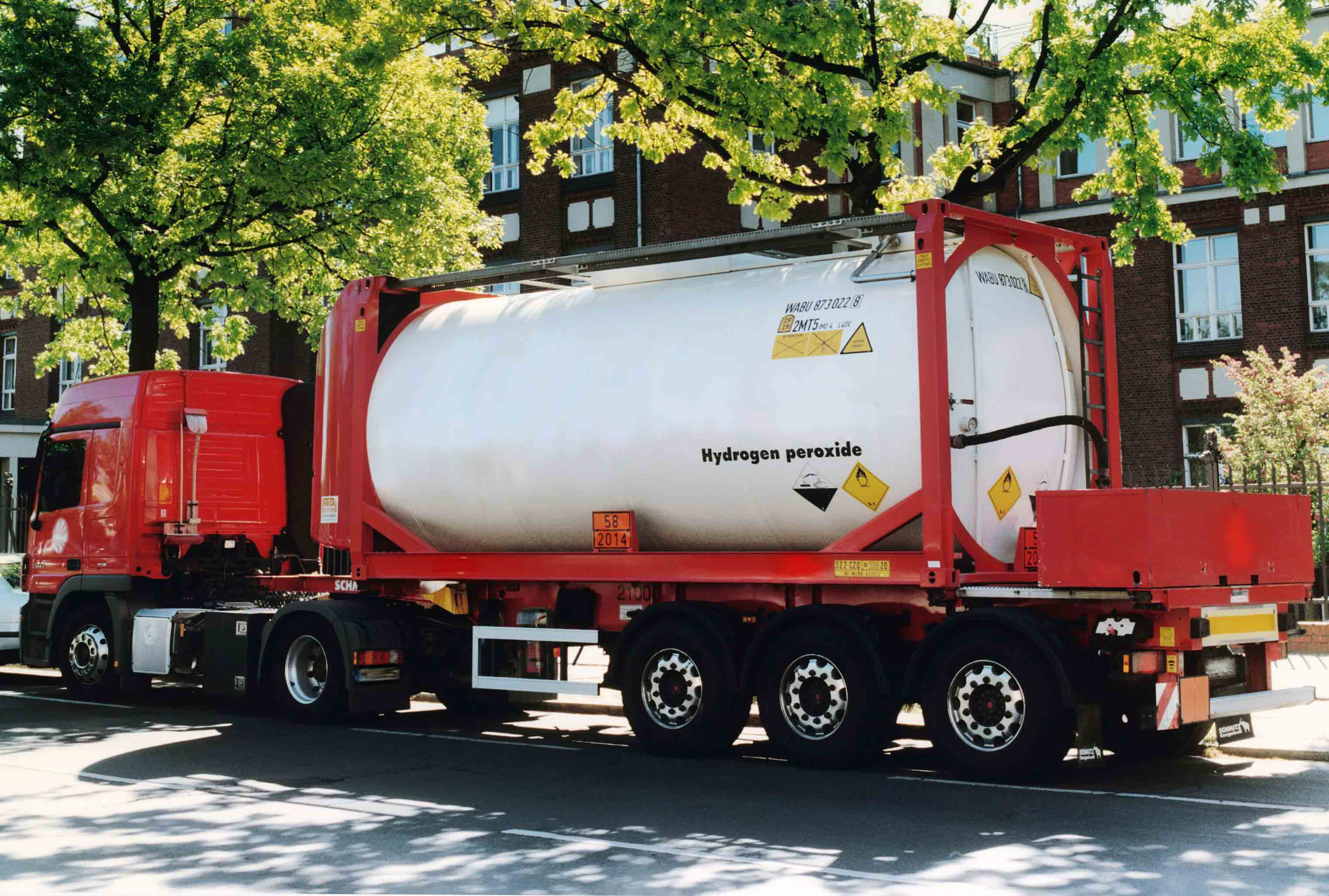 Tankcontainer für organische Peroxide Tankcontainer für organische Peroxide