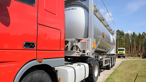 Lorry carrying dangerous goods Lorry carrying dangerous goods