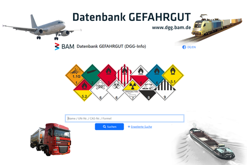 Datenbank GEFAHRGUT
